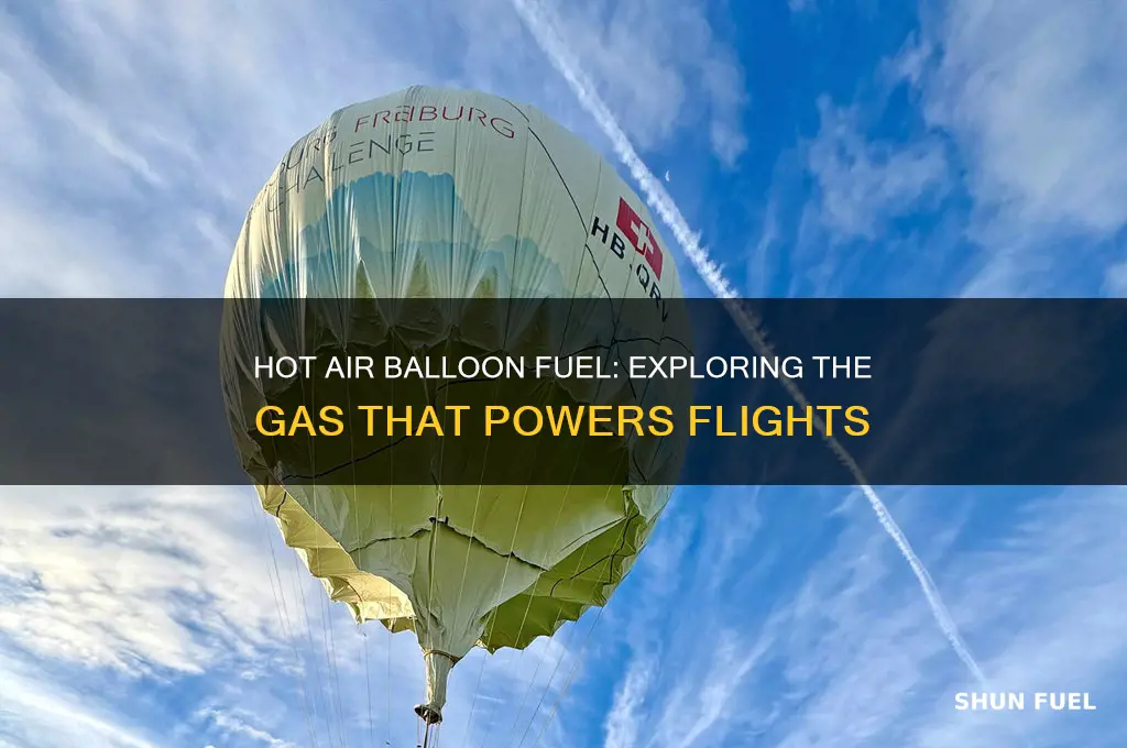 what fuel is used in hot air balloons
