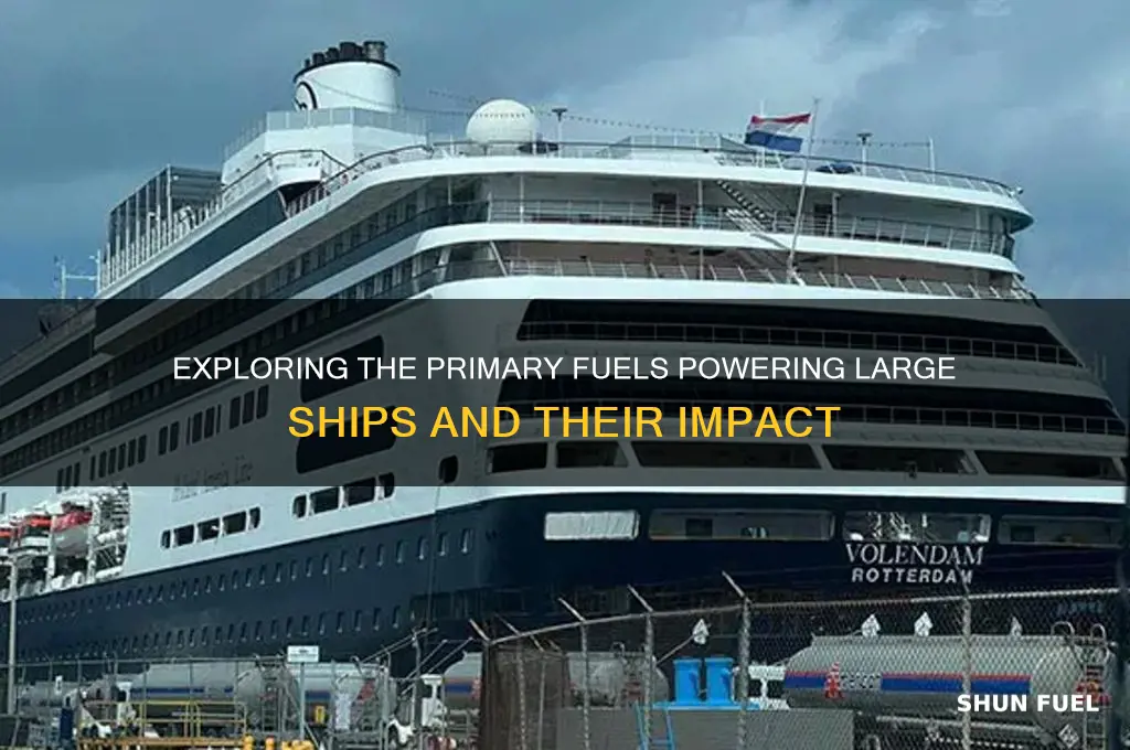 what fuel is used in large ships