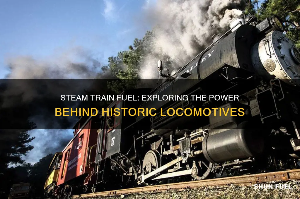 what fuel is used in steam trains