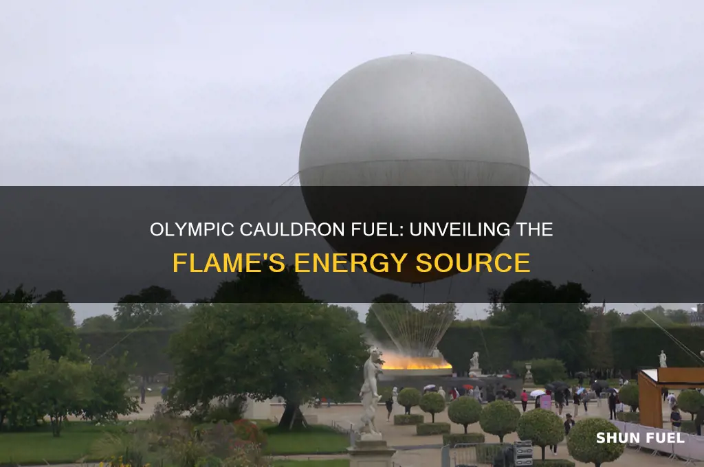what fuel is used in the olympic cauldron