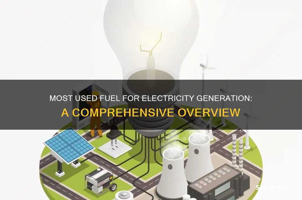 what fuel is used most in the generation of electricity