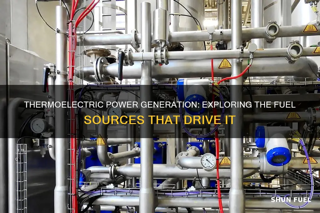 what fuel is used to power thermoelectric power generation