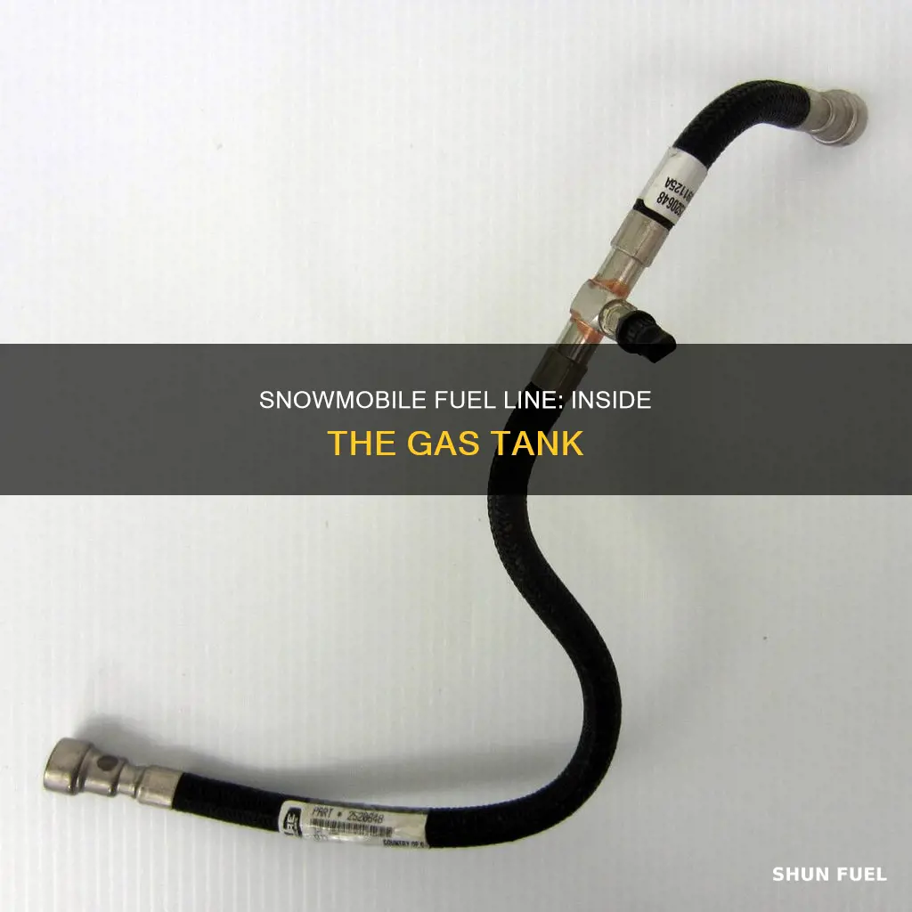 what fuel line inside snowmobile gas tank