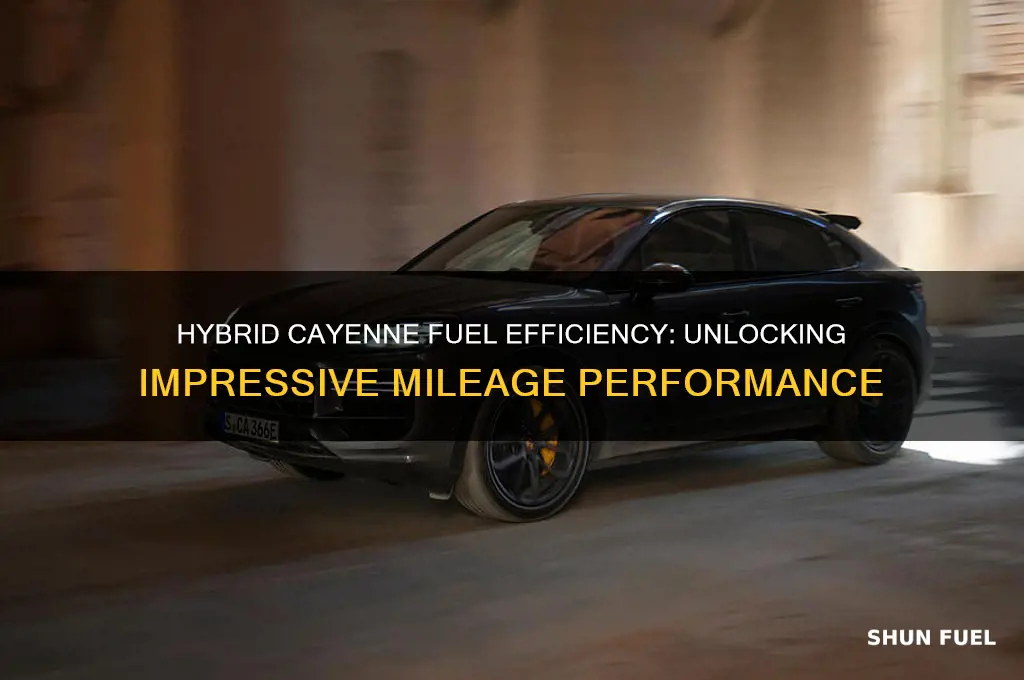 what fuel milage can a hybrid cayenne get