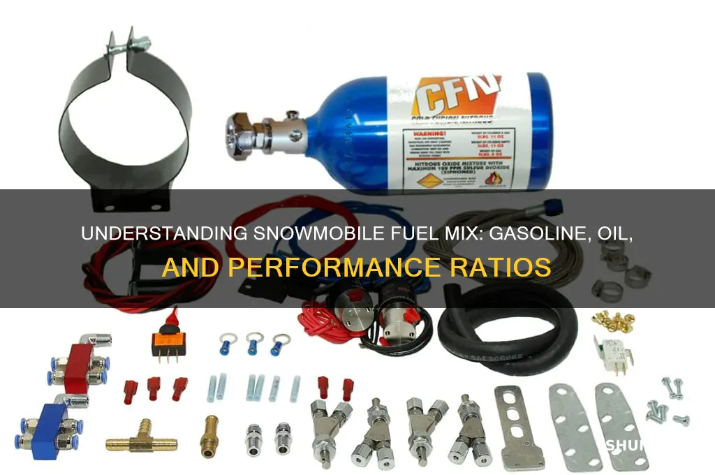 what fuel mix snowmobiles