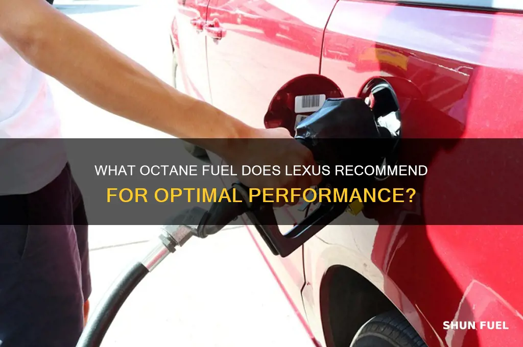 what fuel octane does lexus use