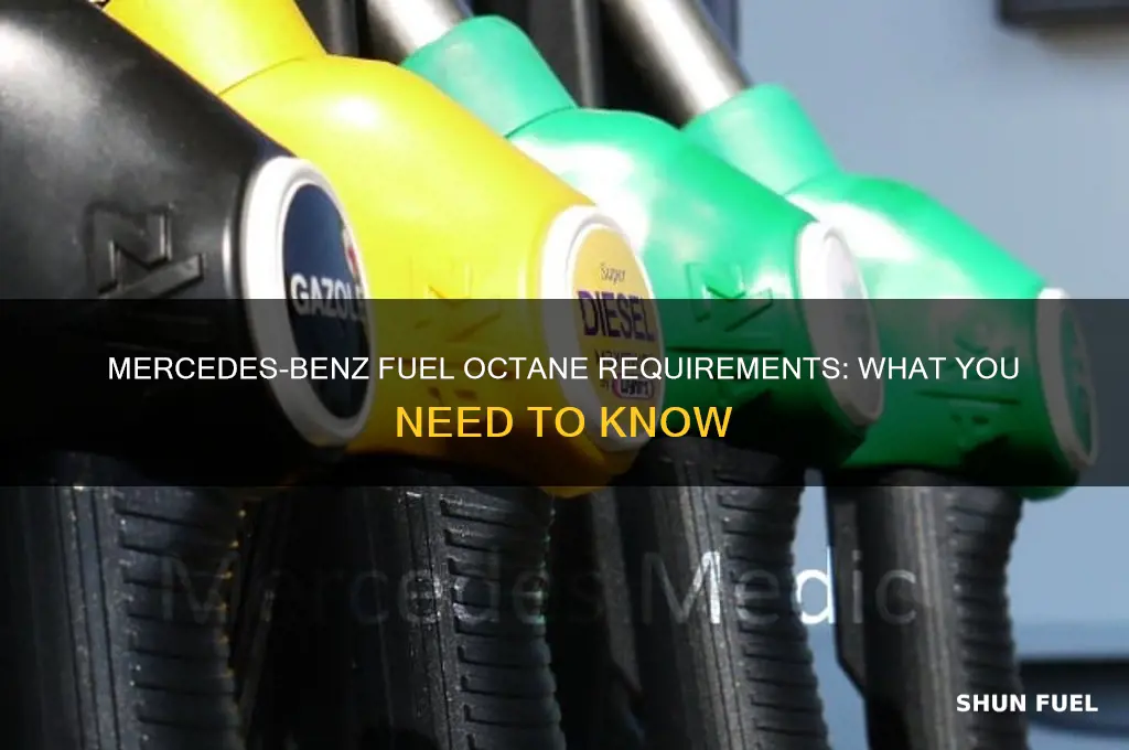 what fuel octane does mercedes use