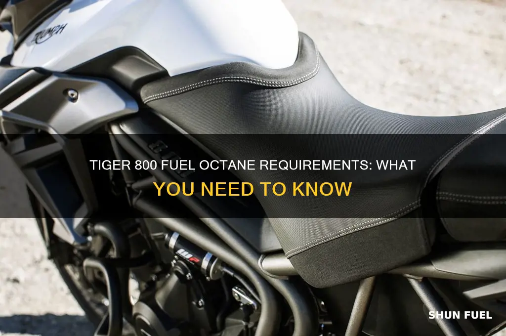 what fuel octane does the tiger 800 use