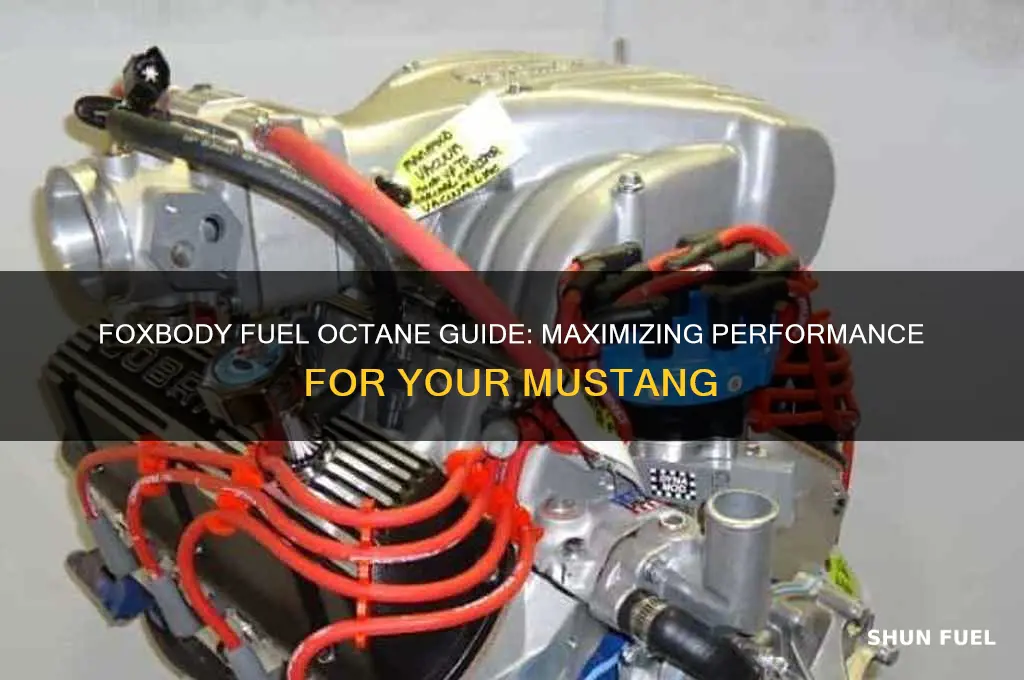 what fuel octane foxbody