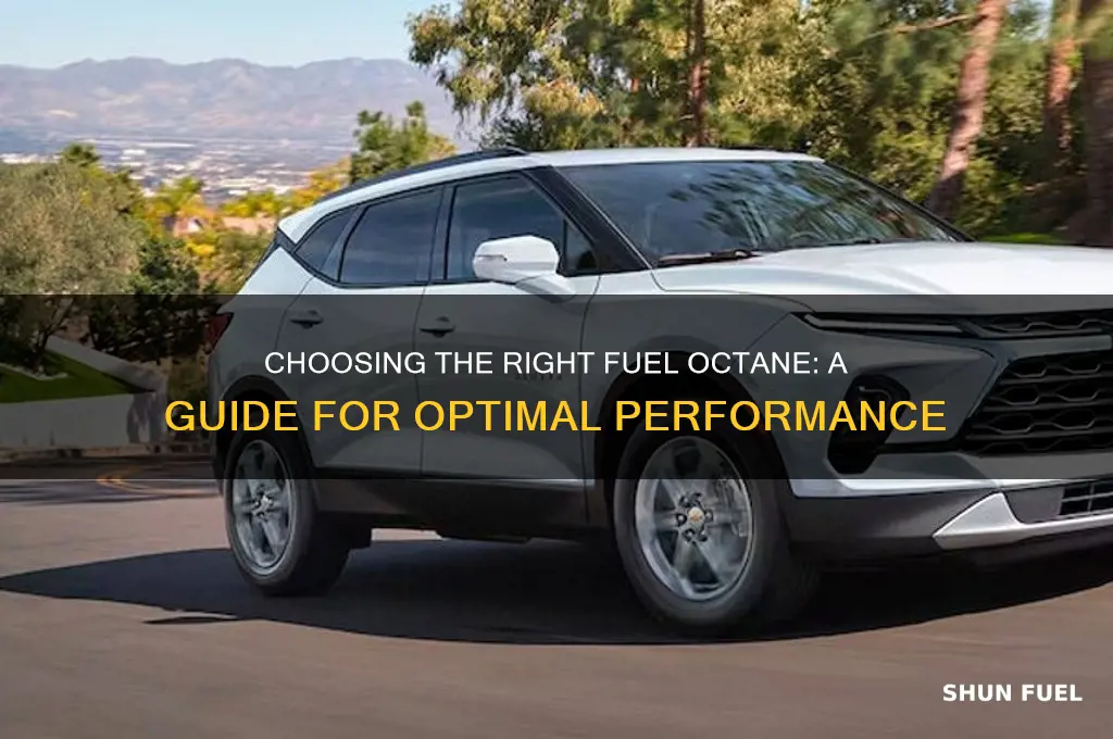 what fuel octane should i use