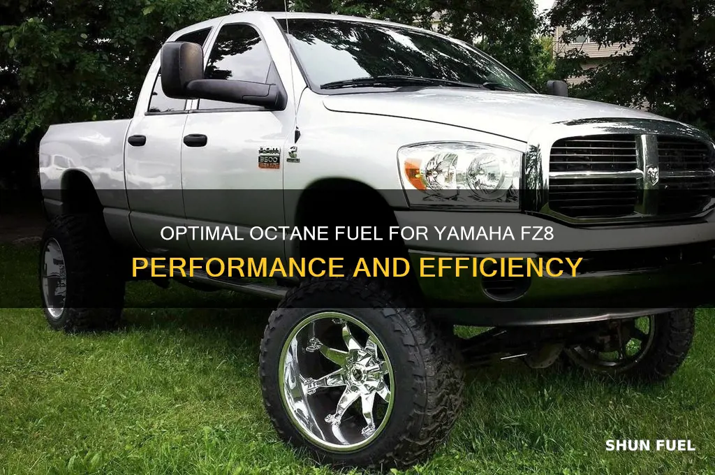 what fuel octane to use in yamaha fz8