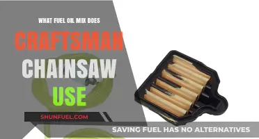 Craftsman Chainsaw Fuel Oil Mix: Optimal Ratio for Peak Performance