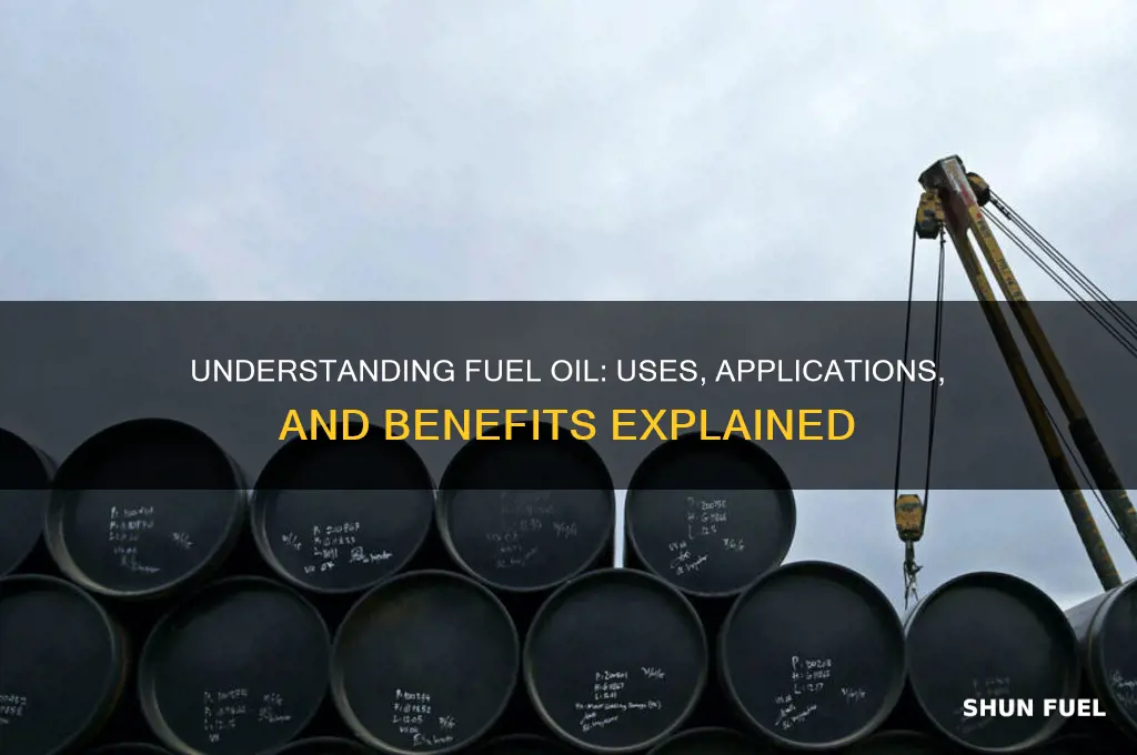 what fuel oil used for