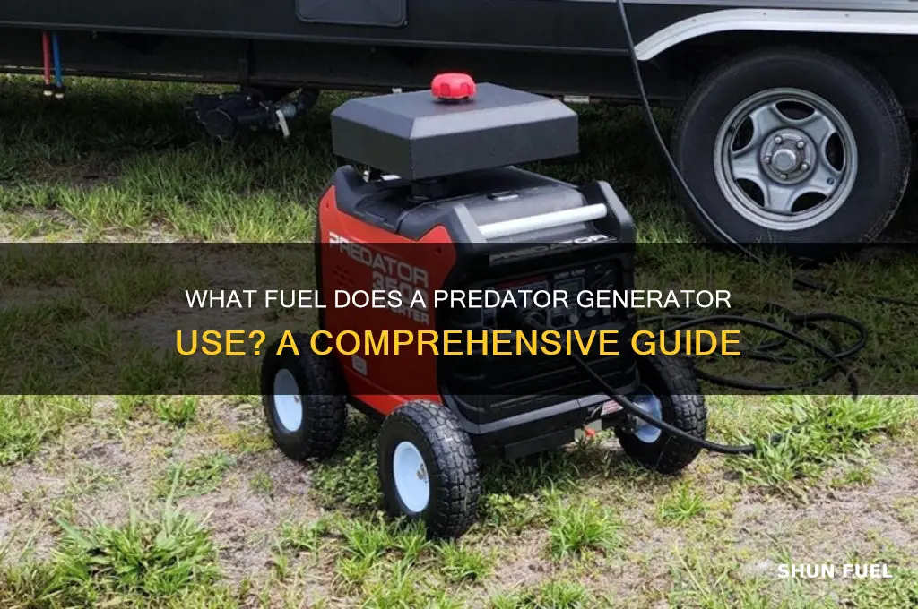 what fuel predator generator
