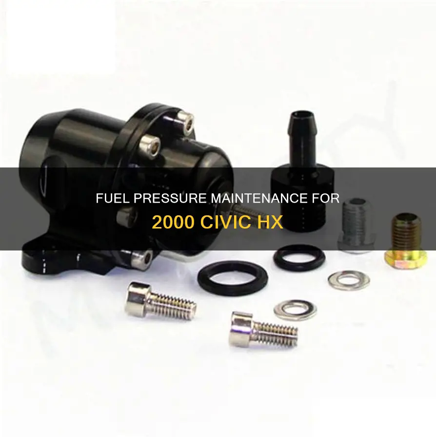 what fuel pressure for 2000 civic hx