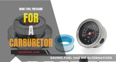 Ideal Fuel Pressure for Carburetor Performance