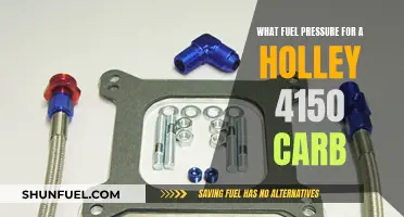 Ideal Fuel Pressure for Holley 4150 Carb Performance