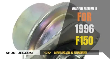 Fuel Pressure Requirements for the 1996 F150 Truck