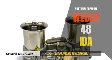 Ideal Fuel Pressure for Weber 48 IDA Carburetors