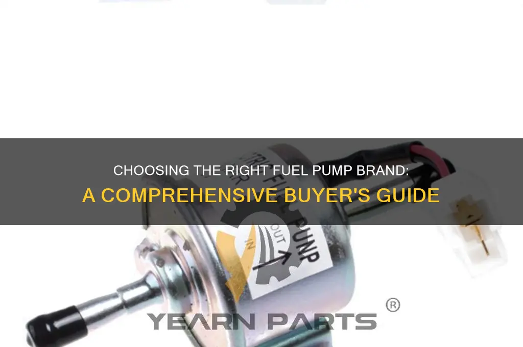 what fuel pump brand to buy