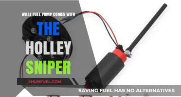 Holley Sniper EFI System: Included Fuel Pump Compatibility Guide