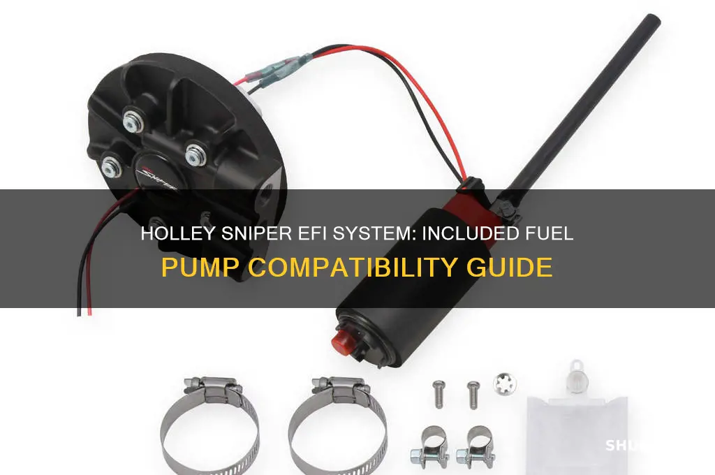 what fuel pump comes with the holley sniper