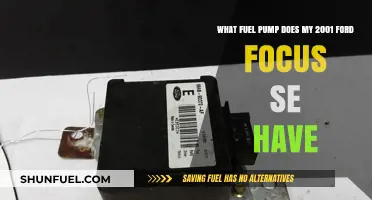 Identifying the Correct Fuel Pump for Your 2001 Ford Focus SE