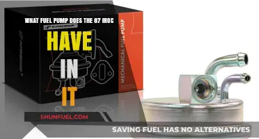 What Fuel Pump Powers the 1987 IROC-Z Camaro?