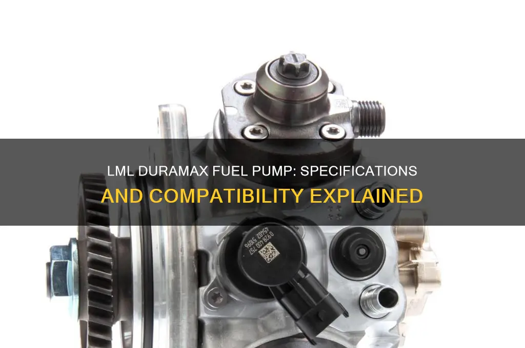 what fuel pump does the lmls have