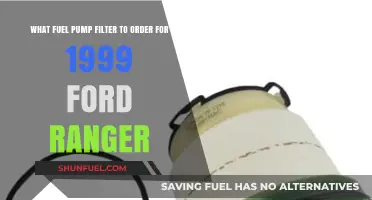Ford Ranger Fuel Pump Filter: Which One to Order?