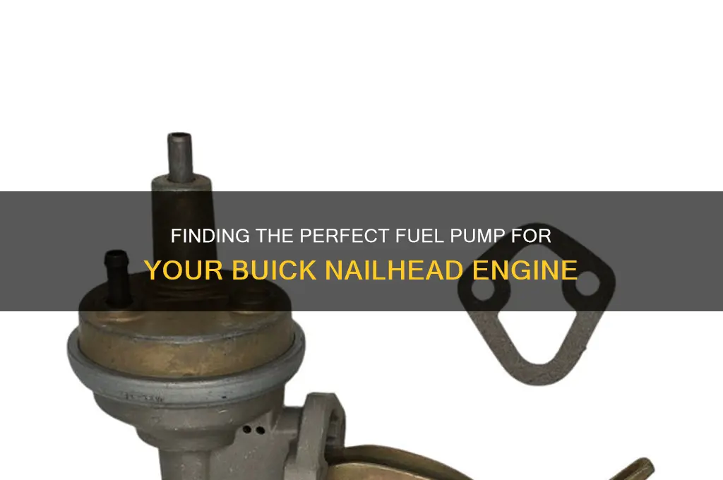 what fuel pump fits a buick nailhead