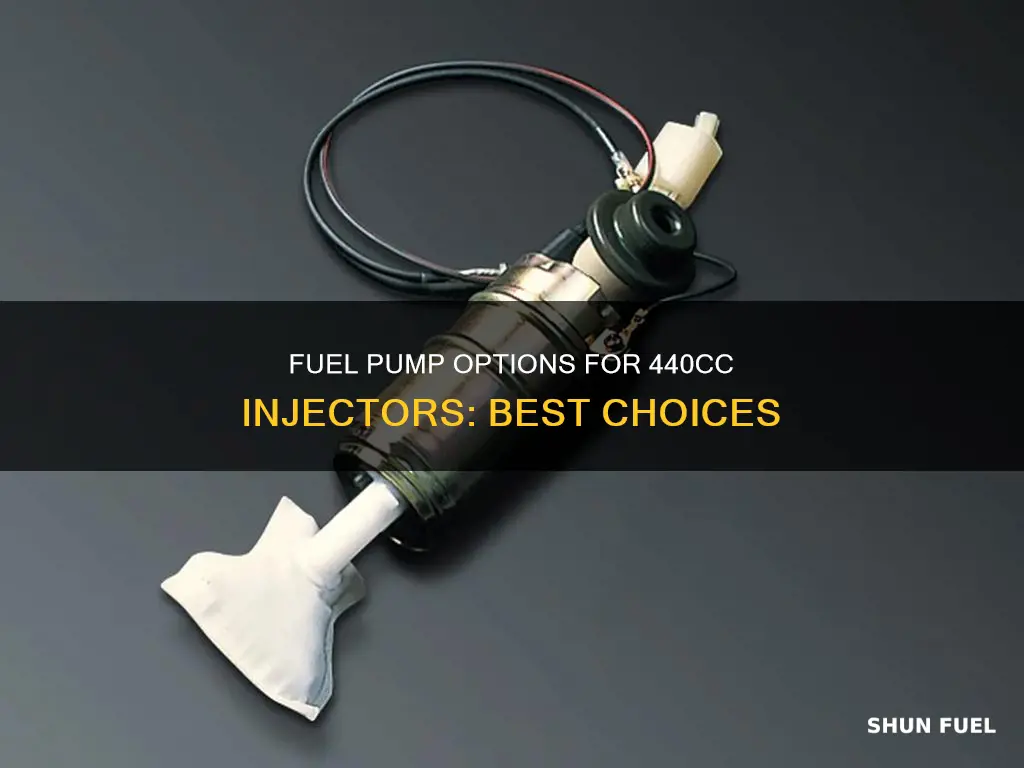 what fuel pump for 440 cc injectors