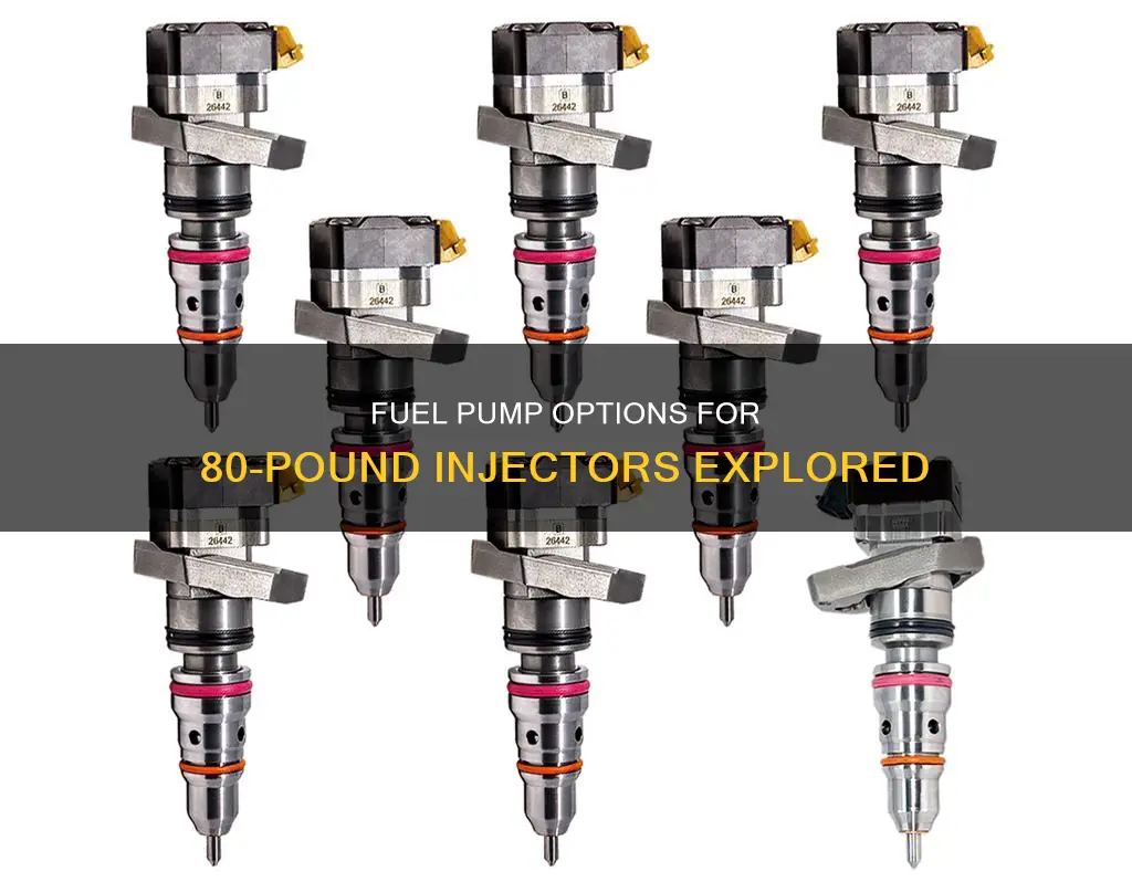 what fuel pump for 80 lb injectors