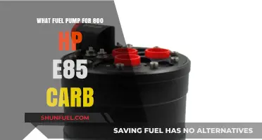 Best E85 Fuel Pump for 800 HP Carbureted Engines