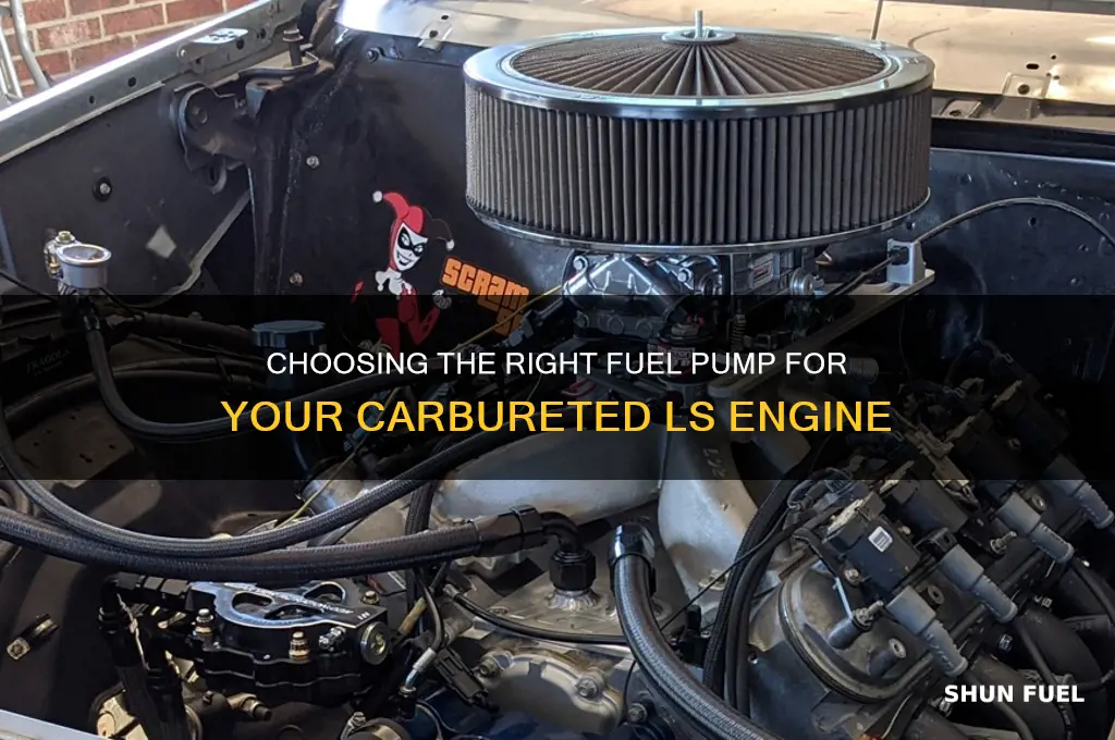 what fuel pump for carbed ls