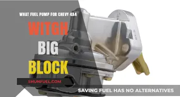 Best Fuel Pump for Chevy 4x4 Big Block Engine Upgrade