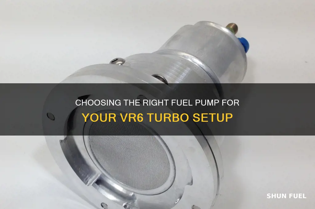 what fuel pump for vr6 turbo