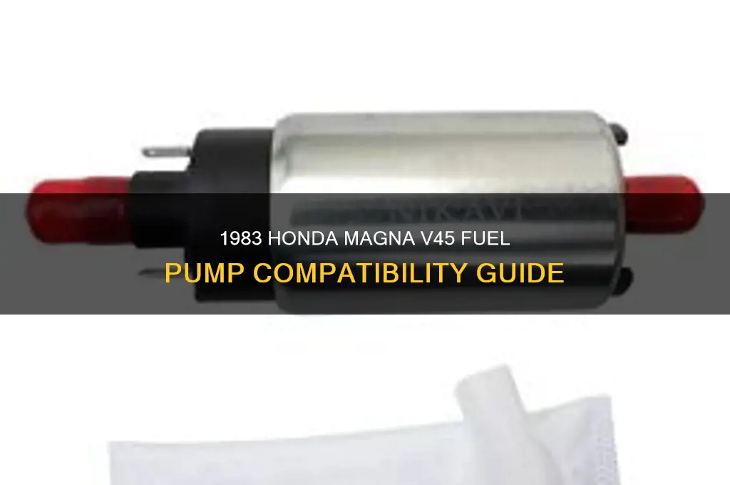 what fuel pump is compatable with 1983 honda magna v45