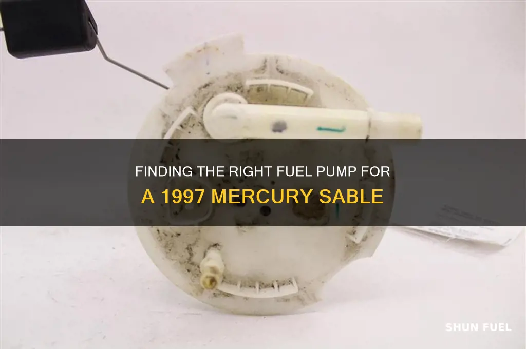 what fuel pump is for a 1997 mercury sable