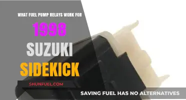 1998 Suzuki Sidekick Fuel Pump Relay Compatibility Guide