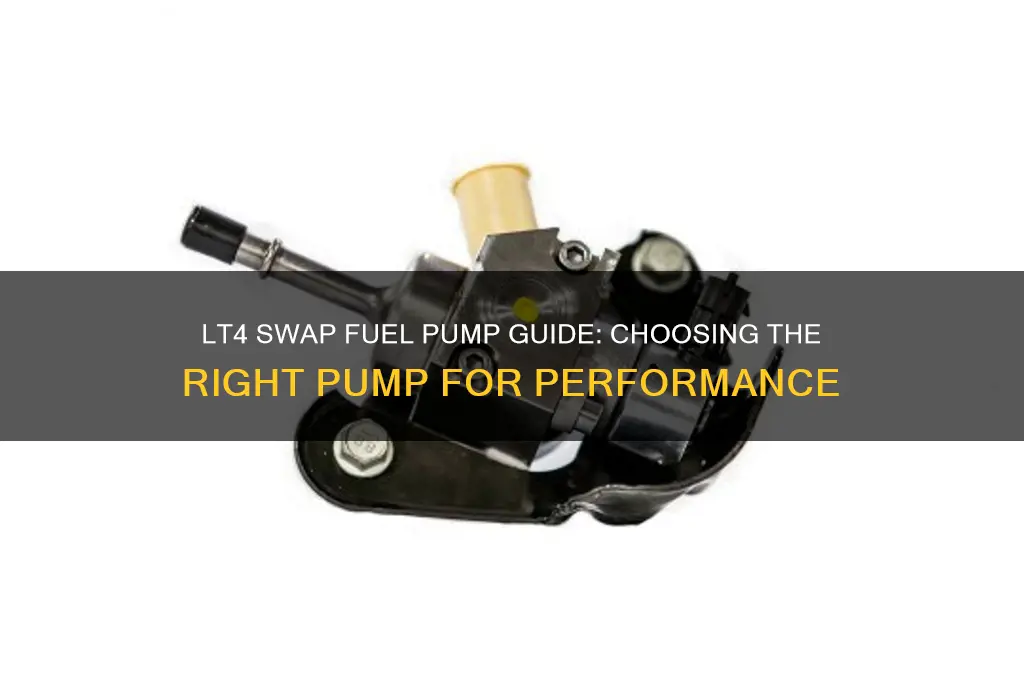 what fuel pump to use with lt4 swap