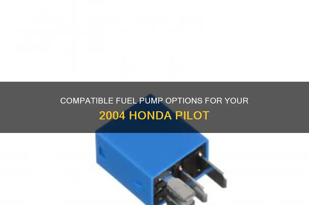 what fuel pump will fit a 2004 honda pilot