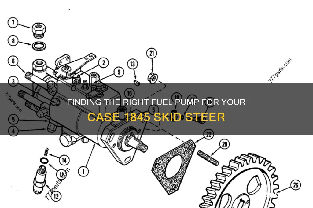 what fuel pump will fit case 1845