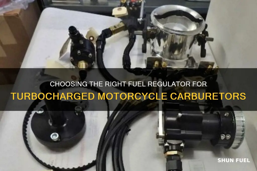 what fuel regulator to use motorcycle carburetor turbo