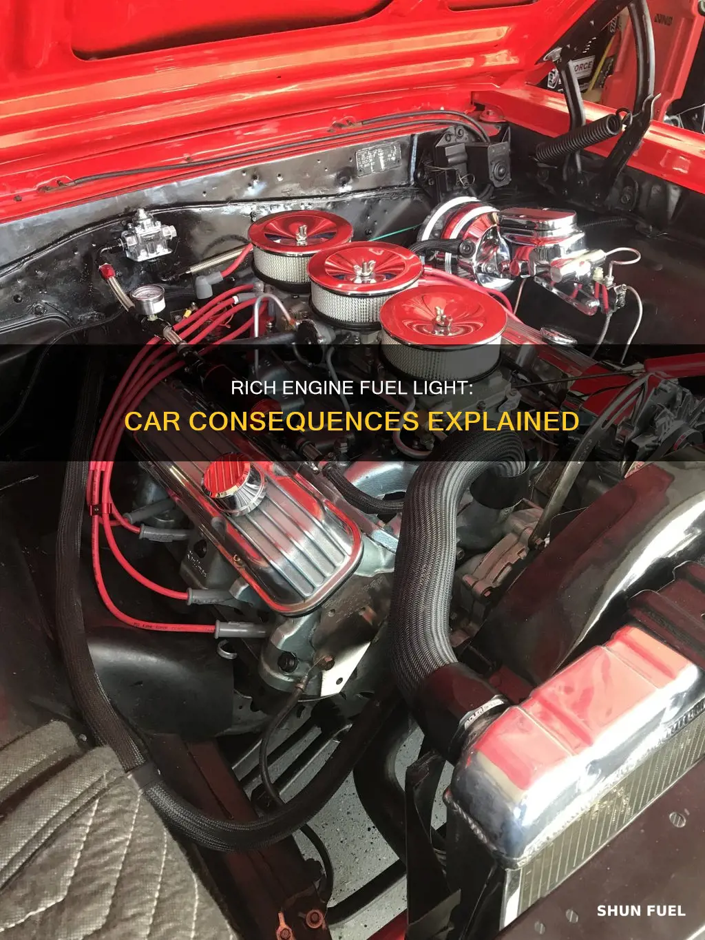 what fuel rich engine light do to the car