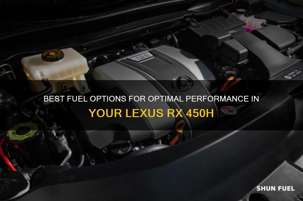 what fuel should be used for rx 450h