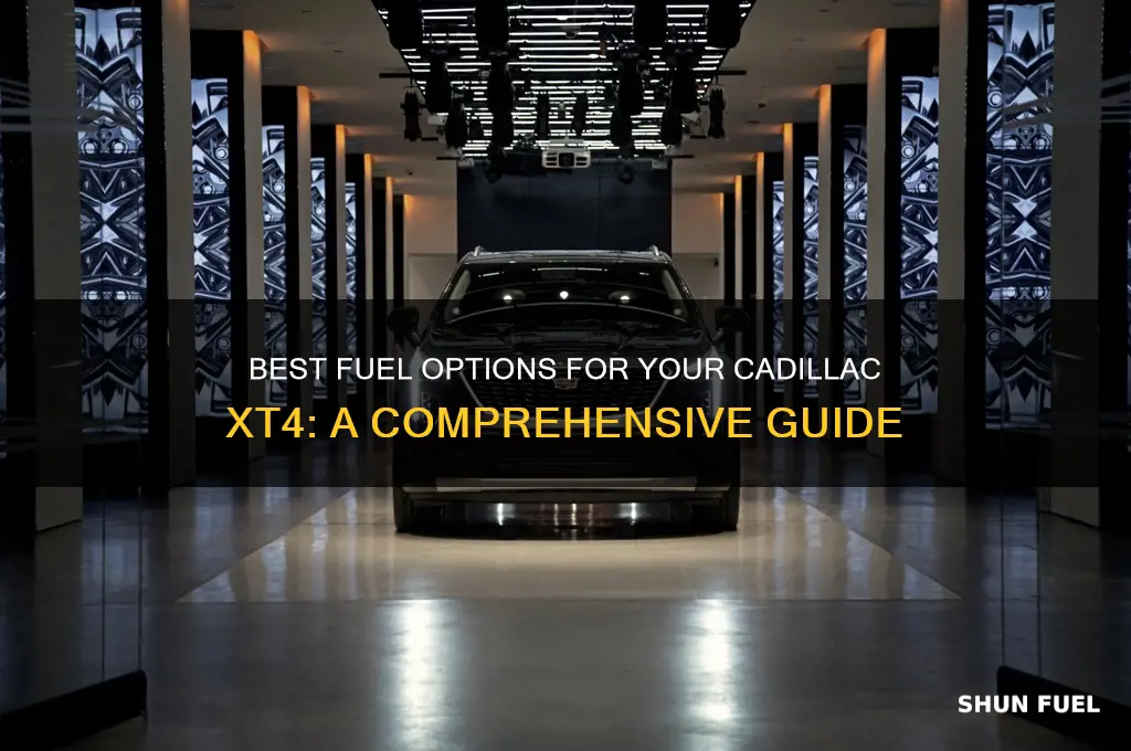 what fuel should be used in a cadillac xt4