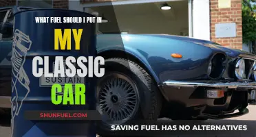 Classic Car Fuel: Choosing the Right Gas for Your Vintage Vehicle