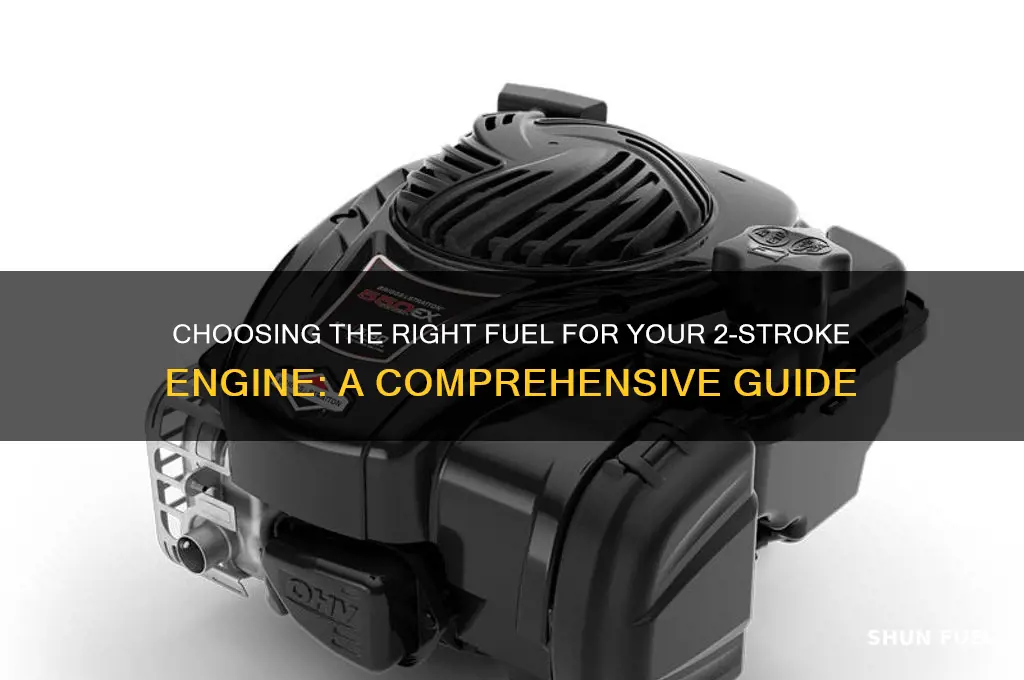 what fuel should i use for 2 stroke