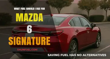 Best Fuel Options for Your Mazda 6 Signature: A Comprehensive Guide